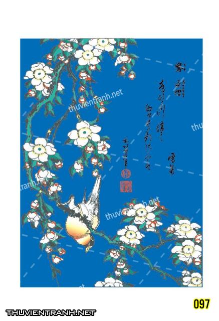Tranh dán tường Nhật Bản-097 - Tranh tường chất lượng cao